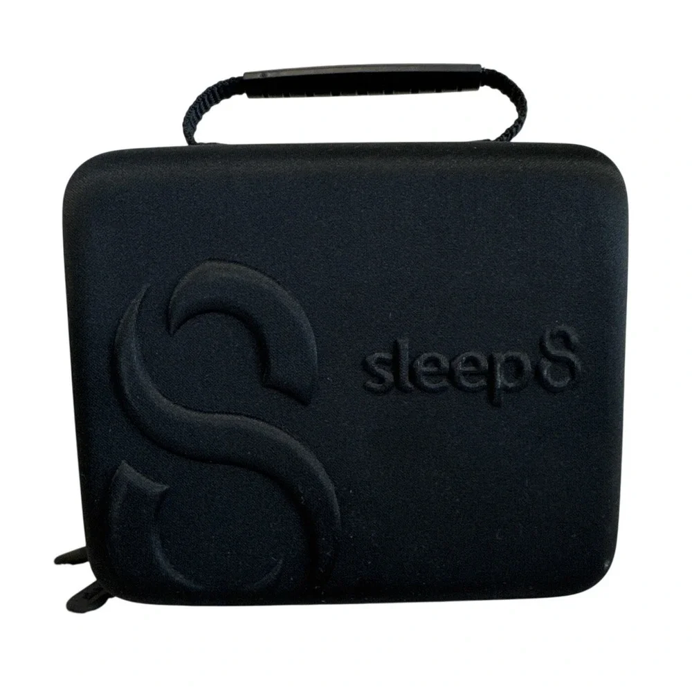 CASE ONLY Sleep8 Portable Travel Case‎ Black Zippered Handle Protective Storage